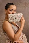 Buy Tarun Tahiliani Multi Color Embroidery, Beads, Stones, Rhinestones Mosaic Sling Clutch Bag at Aza Fashions Buy_Tarun Tahiliani_Multi Color Embroidery, Beads, Stones, Rhinestones Mosaic Sling Clutch Bag _at_Aza_Fashions