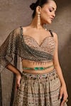 Buy Tarun Tahiliani Emerald Green Crystals, Brooches, Stones Jewelled Belt Online at Aza Fashions Buy_Tarun Tahiliani_Emerald Green Crystals, Brooches, Stones Jewelled Belt _Online_at_Aza_Fashions