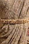 Shop Tarun Tahiliani Gold Crystals, Beads, Pearls, Embroidery Jewelled Hand Belt Online at Aza Fashions Shop_Tarun Tahiliani_Gold Crystals, Beads, Pearls, Embroidery Jewelled Hand Belt _Online_at_Aza_Fashions