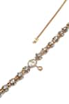 Shop_Tarun Tahiliani_Gold Crystals, Brooches, Stones Jewelled Belt _at_Aza_Fashions