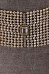 Buy Tarun Tahiliani Gold Plated Pearl Bar Embellished Choker Online at Aza Fashions Buy_Tarun Tahiliani_Gold Plated Pearl Bar Embellished Choker _Online_at_Aza_Fashions
