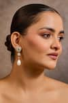 Buy Tarun Tahiliani Gold Plated Zari, Diamonds, Pearls, Stones Handcrafted Embellished Long Earrings at Aza Fashions Buy_Tarun Tahiliani_Gold Plated Zari, Diamonds, Pearls, Stones Handcrafted Embellished Long Earrings _at_Aza_Fashions