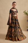 Buy Kalista Black Viscose, Silk, Net Embroidery, Sequins, Naaz Floral Pattern Lehenga Set Online at Aza Fashions Buy_Kalista_Black Viscose, Silk, Net Embroidery, Sequins, Naaz Floral Pattern Lehenga Set _Online_at_Aza_Fashions