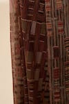 Tarun Tahiliani_Brown Geometric Print Palazzo _Online_at_Aza_Fashions