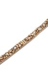 Shop_Tarun Tahiliani_Gold Crystals, Beads, Pearls, Embroidery Jewelled Hand Belt _at_Aza_Fashions