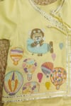 Buy Lil Angels Yellow Silk Embroidery, Pearls, Metallic Hot Air Balloon Jaamna Kurta Set Online at Aza Fashions Buy_Lil Angels_Yellow Silk Embroidery, Pearls, Metallic Hot Air Balloon Jaamna Kurta Set _Online_at_Aza_Fashions