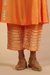 Buy Gulabo By Abu Sandeep Orange Chanderi Zari, Sequins Embroidered Trouser Online at Aza Fashions Buy_Gulabo By Abu Sandeep_Orange Chanderi Zari, Sequins Embroidered Trouser _Online_at_Aza_Fashions