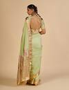 Shop Gulabo By Abu Sandeep Green Chanderi Zari, Embroidery Saree at Aza Fashions Shop_Gulabo By Abu Sandeep_Green Chanderi Zari, Embroidery Saree _at_Aza_Fashions