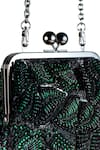 Buy_Nupur Kanoi_Black Sequins, Beads, Embroidery Carmela Bougain Hand Clutch _Online_at_Aza_Fashions