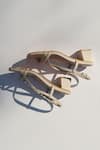 Shop_Shradha Hedau Footwear Couture_Beige Rhea Strappy Buckle Heels _at_Aza_Fashions