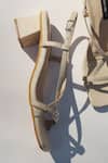 Shradha Hedau Footwear Couture_Beige Rhea Strappy Buckle Heels _Online_at_Aza_Fashions