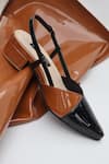 Buy_Shradha Hedau Footwear Couture_Brown Kiora Mule Block Heels 