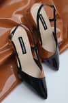 Buy_Shradha Hedau Footwear Couture_Brown Kiora Mule Block Heels _Online