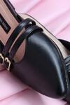 Shradha Hedau Footwear Couture_Black Buckles Elina Pointed Toe Mules _Online_at_Aza_Fashions