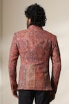Shop Dusala Multi Color Pashmina Paisley Motif Double Breasted Blazer at Aza Fashions Shop_Dusala_Multi Color Pashmina Paisley Motif Double Breasted Blazer _at_Aza_Fashions