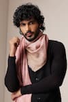 Dusala_Pink Pashmina Wool Silk Shawl _Online_at_Aza_Fashions