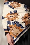 Buy_Dusala_Multi Color Floral Print Stole _Online_at_Aza_Fashions