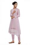 Buy Neha Khullar Pink Silk, Kota Round Embroidered Kurta Set at Aza Fashions Buy_Neha Khullar_Pink Silk, Kota Round Embroidered Kurta Set _at_Aza_Fashions
