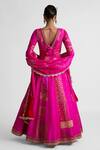 Shop Naina Jain Pink Silk Embroidery, Zari, Patchwork, Zardozi Anarkali With Bandhani Dupatta at Aza Fashions Shop_Naina Jain_Pink Silk Embroidery, Zari, Patchwork, Zardozi Anarkali With Bandhani Dupatta _at_Aza_Fashions