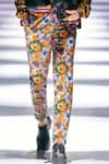 MR. Ajay Kumar_Multi Color Cotton Pyro Printed Trouser _Online_at_Aza_Fashions