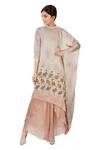 Buy_Neeta Bhargava_Beige Brown _at_Aza_Fashions