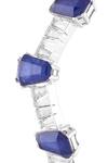 Buy_Isharya_Blue Stones, Crystals Harlow Sapphire Cuff Bracelet _Online_at_Aza_Fashions
