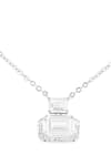 Buy_Isharya_Silver Plated Glint Haus Pendant Necklace _Online_at_Aza_Fashions