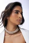 Buy_Joules By Radhika_White Pearl Aura Necklace _at_Aza_Fashions