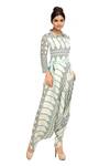 Buy_Soup By Sougat Paul_White Printed Dhoti Jumpsuit _at_Aza_Fashions