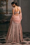 Shop Studio22 By Pulkita Arora Bajaj Pink Net, Shantoon Embroidery, Divine Scalloped Kalis Tonal Lehenga Set at Aza Fashions Shop_Studio22 By Pulkita Arora Bajaj_Pink Net, Shantoon Embroidery, Divine Scalloped Kalis Tonal Lehenga Set _at_Aza_Fashions