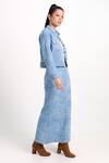 Verano By Tanya_Blue Denim Collared Aspen Jacket _Online_at_Aza_Fashions