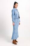 Shop_Verano By Tanya_Blue Denim Aspen Skirt _Online_at_Aza_Fashions