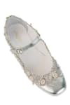 Buy_5elements_Silver Aarvi Embroidered Mary Jane Juttis _Online_at_Aza_Fashions