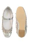 Shop_5elements_Silver Aarvi Embroidered Mary Jane Juttis _at_Aza_Fashions