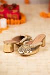 5elements_Gold Pearls, Beads, Stones Rehaya Embellished Heels _Online