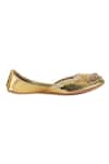 5elements Gold Neysa Embroidered Juttis Online at Aza Fashions 5elements_Gold Neysa Embroidered Juttis _Online_at_Aza_Fashions