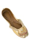 Buy 5elements Gold Neysa Embroidered Juttis Online at Aza Fashions Buy_5elements_Gold Neysa Embroidered Juttis _Online_at_Aza_Fashions