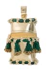 Buy_5elements_Gold Beads, Tassels, Stones Vianya And Embellished Handbag _Online_at_Aza_Fashions
