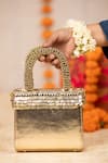 Buy_5elements_Gold Beads, Sequins Swarna Beaded Handle Handbag 
