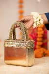Shop_5elements_Gold Beads, Sequins Swarna Beaded Handle Handbag 