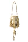 Buy 5elements Gold Beads, Tassels, Pearls Aadhira Peacock Jhumka Embellished Potli Bag Online at Aza Fashions Buy_5elements_Gold Beads, Tassels, Pearls Aadhira Peacock Jhumka Embellished Potli Bag _Online_at_Aza_Fashions