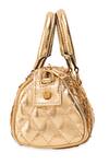 Shop 5elements Gold Sequins, Metallic Thread Aarika Quilted Pattern Handbag Online at Aza Fashions Shop_5elements_Gold Sequins, Metallic Thread Aarika Quilted Pattern Handbag _Online_at_Aza_Fashions