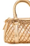 Buy 5elements Gold Sequins, Metallic Thread Aarika Quilted Pattern Handbag Buy_5elements_Gold Sequins, Metallic Thread Aarika Quilted Pattern Handbag