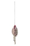5elements Pink Sequins, Tassels Ranvika Disc Embellished Potli Bag Online at Aza Fashions 5elements_Pink Sequins, Tassels Ranvika Disc Embellished Potli Bag _Online_at_Aza_Fashions