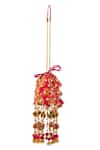 Shop 5elements Red Beads, Sequins, Tassels, Pom-poms Amisha Floral Embroidered Potli Online at Aza Fashions Shop_5elements_Red Beads, Sequins, Tassels, Pom-poms Amisha Floral Embroidered Potli _Online_at_Aza_Fashions