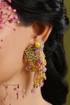 Buy_House Of D"Oro_Multi Color Beads, Stones Colourful Earrings _Online_at_Aza_Fashions