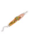 Shop_House Of D"Oro_Multi Color Beads, Stones Embellished Bracelet _at_Aza_Fashions