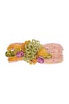 House Of D"Oro_Multi Color Beads, Stones Embellished Bracelet _Online_at_Aza_Fashions