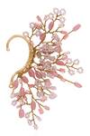 Shop_House Of D"Oro_Pink Stones, Beads And Embellished Earcuff _at_Aza_Fashions