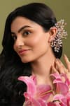 Buy_House Of D"Oro_Pink Stones, Beads And Embellished Earcuff _at_Aza_Fashions